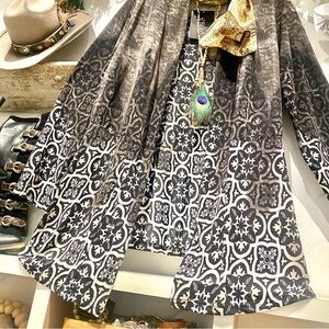 Open front cardi/cover up w enchanting Gypsy western vibe